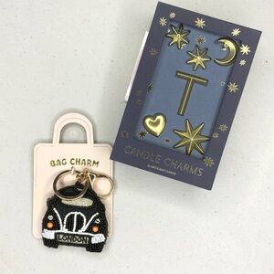 Anthropologie Bag Charm + Candle Charms Bundle | New